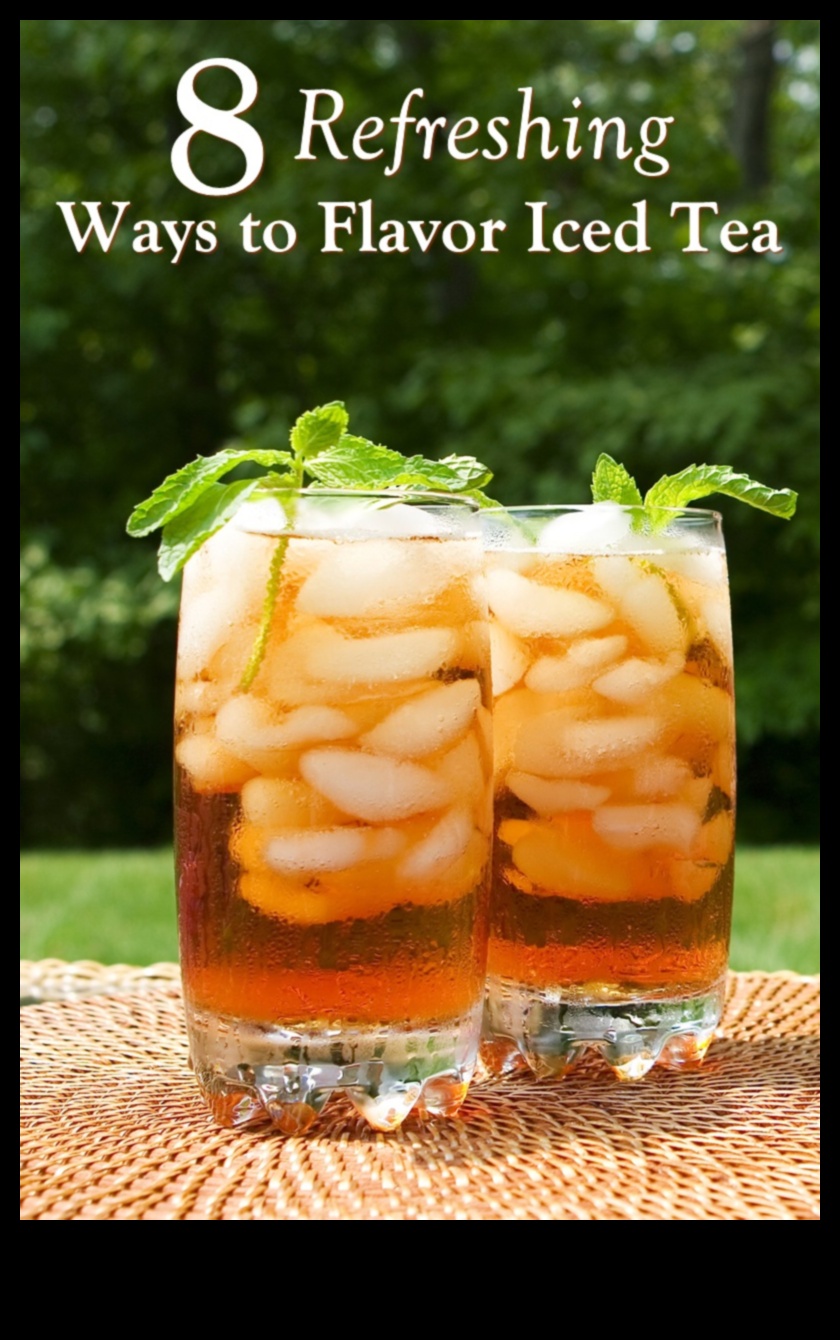 Δροσερό και πολύχρωμο: Απολαύστε το δροσιστικό παγωμένο τσάι με γεύση