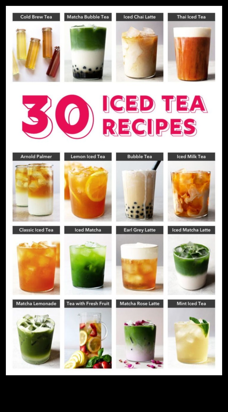 Δροσερό και πολύχρωμο: Απολαύστε το δροσιστικό παγωμένο τσάι με γεύση